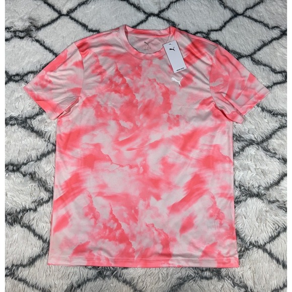 PUMA Fairway Training T-Shirt Frosty Pink Men's Sz L *NEW* 635011-03 - Picture 1 of 5